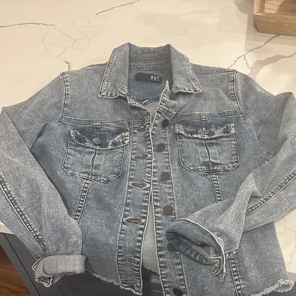 Kut from the Kloth Blue Denim Jacket